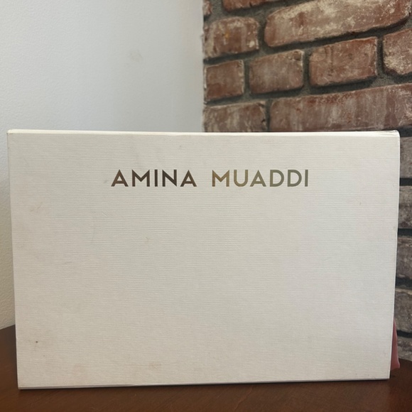 Amina Muaddi Begum Glass Slingback Lilac size 41 - Picture 7 of 11